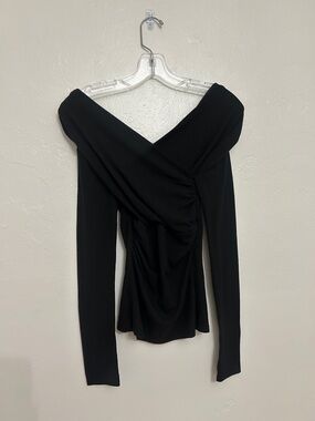 Zara Draped Wrap Top